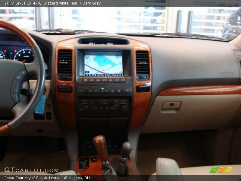 Blizzard White Pearl / Dark Gray 2007 Lexus GX 470