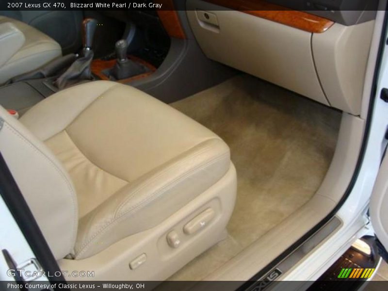 Blizzard White Pearl / Dark Gray 2007 Lexus GX 470