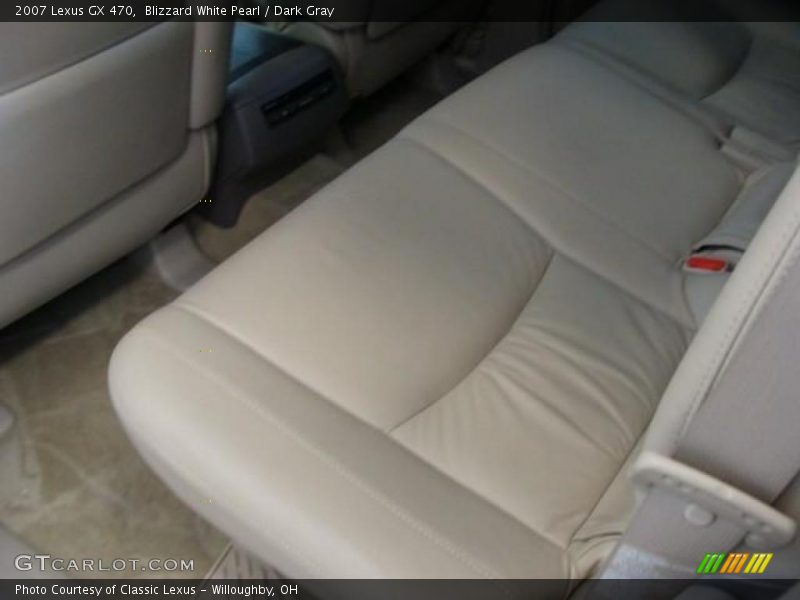 Blizzard White Pearl / Dark Gray 2007 Lexus GX 470
