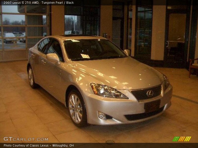 Tungsten Pearl / Black 2007 Lexus IS 250 AWD