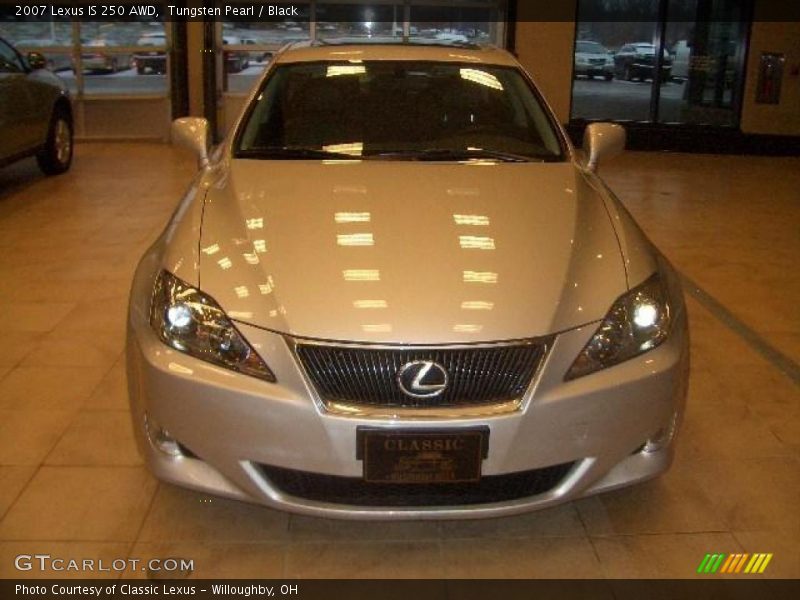 Tungsten Pearl / Black 2007 Lexus IS 250 AWD