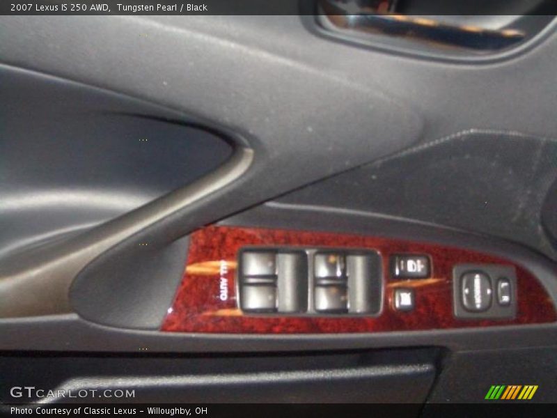 Tungsten Pearl / Black 2007 Lexus IS 250 AWD