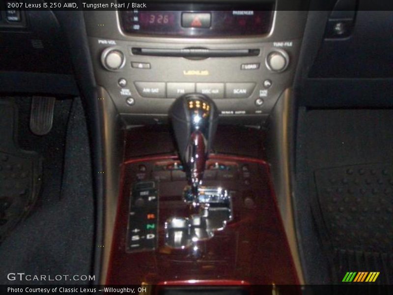 Tungsten Pearl / Black 2007 Lexus IS 250 AWD