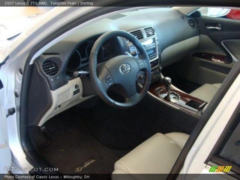 Tungsten Pearl / Sterling 2007 Lexus IS 250 AWD
