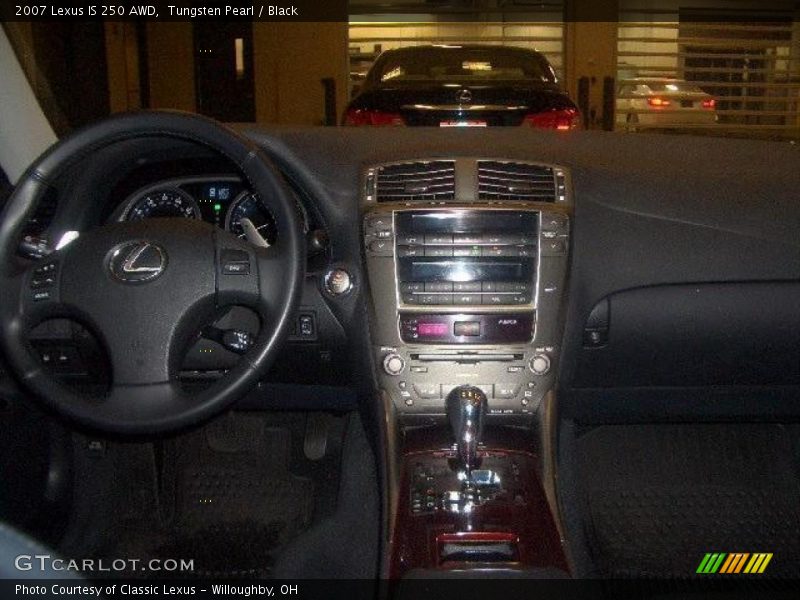 Tungsten Pearl / Black 2007 Lexus IS 250 AWD