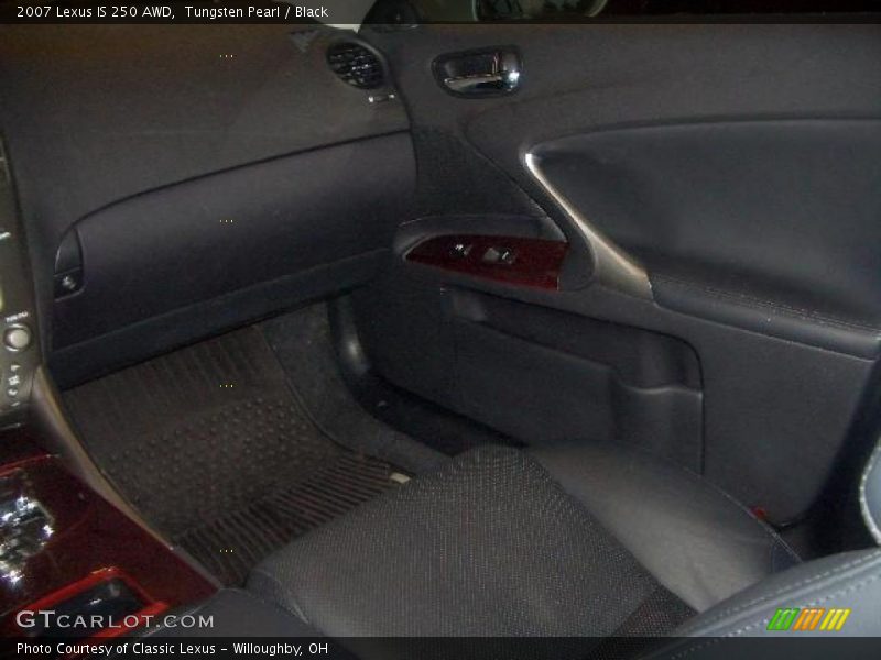 Tungsten Pearl / Black 2007 Lexus IS 250 AWD