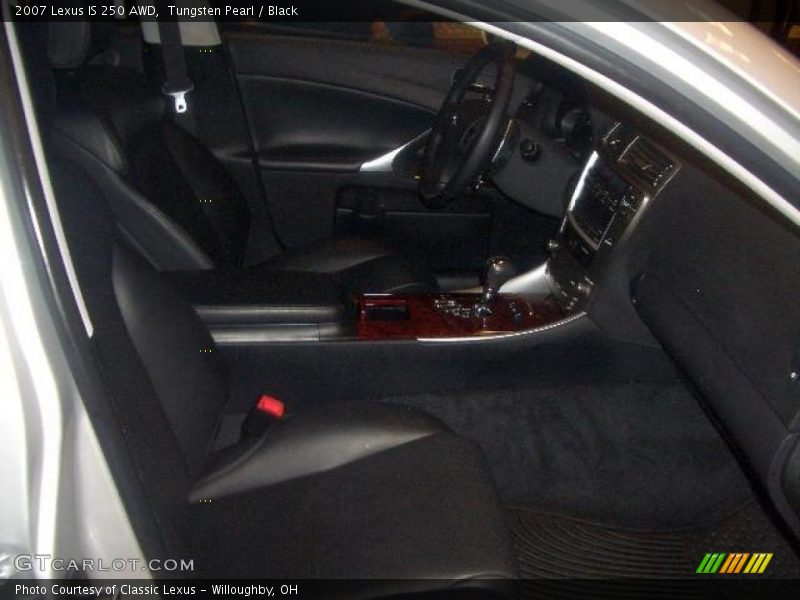 Tungsten Pearl / Black 2007 Lexus IS 250 AWD