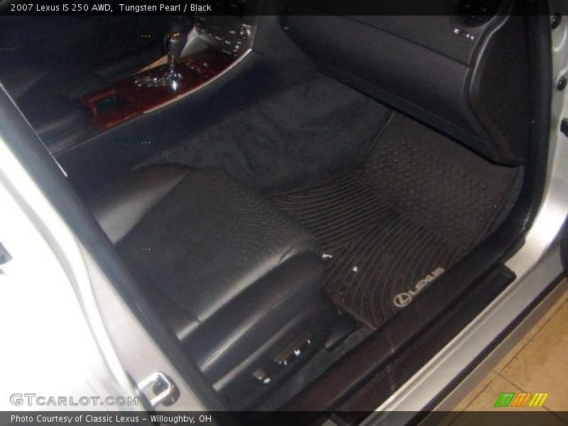 Tungsten Pearl / Black 2007 Lexus IS 250 AWD