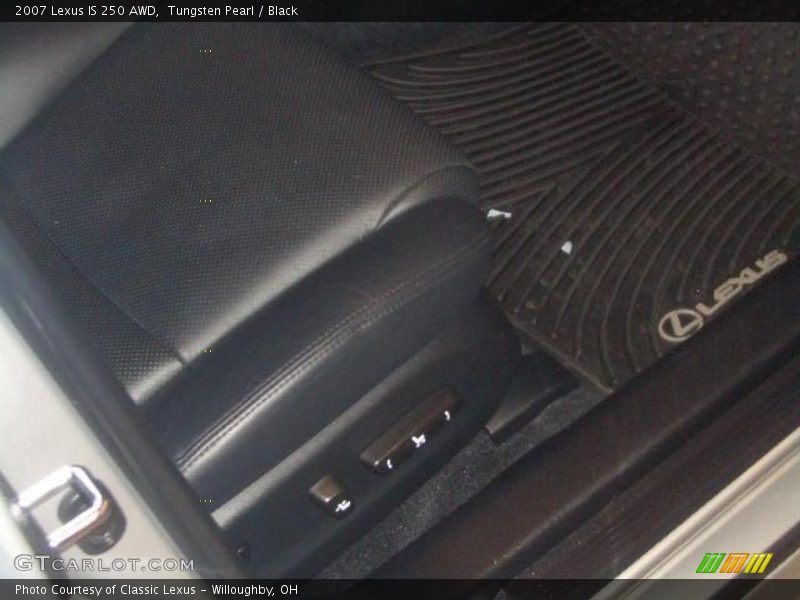 Tungsten Pearl / Black 2007 Lexus IS 250 AWD