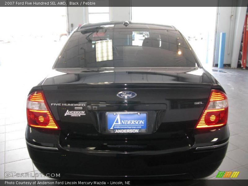 Black / Pebble 2007 Ford Five Hundred SEL AWD