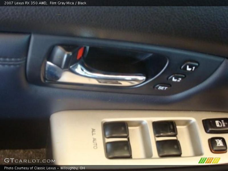 Flint Gray Mica / Black 2007 Lexus RX 350 AWD