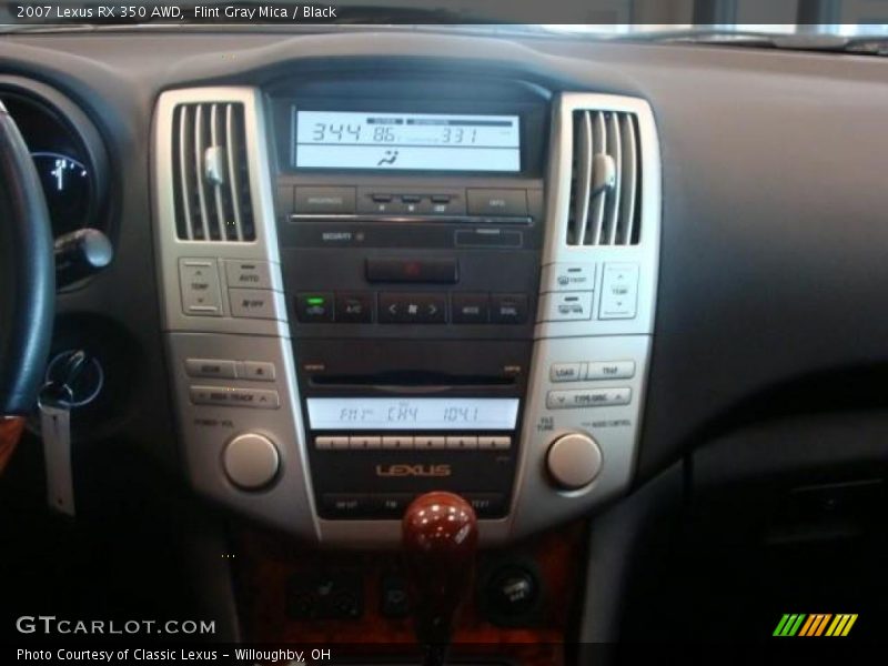 Flint Gray Mica / Black 2007 Lexus RX 350 AWD