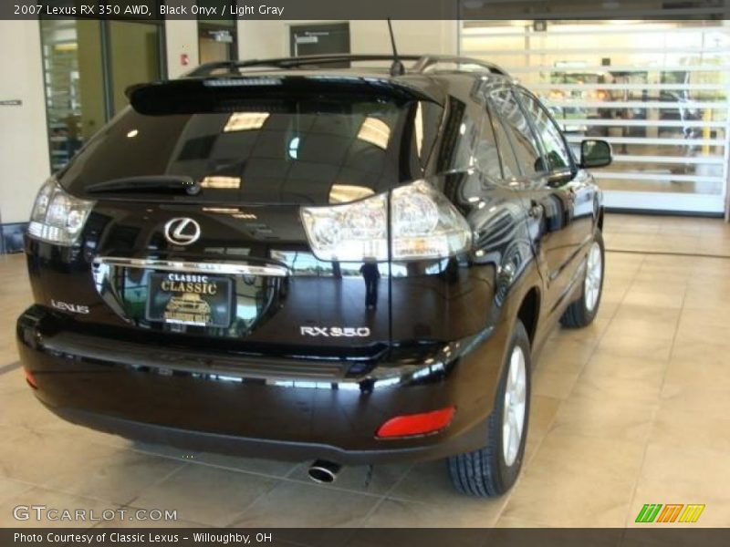 Black Onyx / Light Gray 2007 Lexus RX 350 AWD