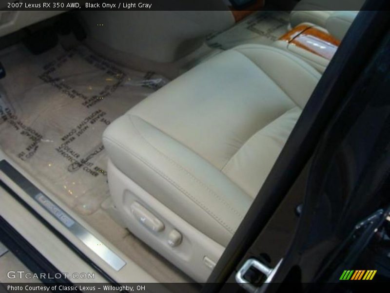 Black Onyx / Light Gray 2007 Lexus RX 350 AWD