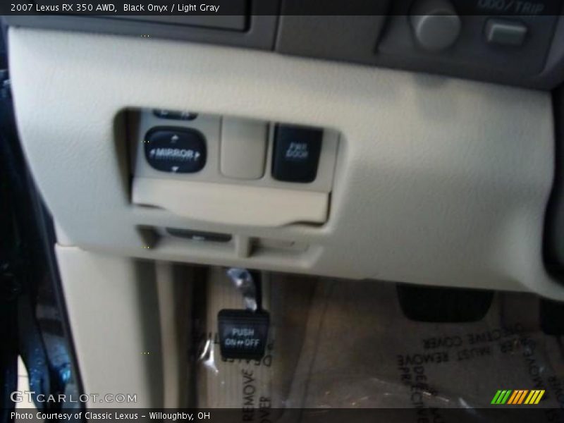 Black Onyx / Light Gray 2007 Lexus RX 350 AWD