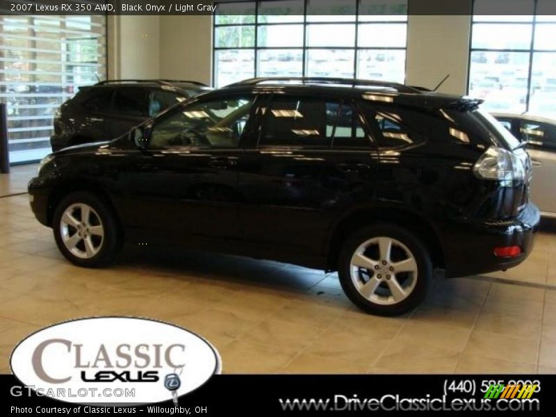Black Onyx / Light Gray 2007 Lexus RX 350 AWD