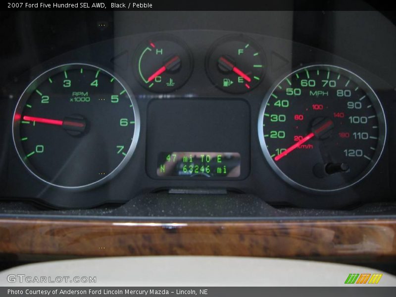 Black / Pebble 2007 Ford Five Hundred SEL AWD