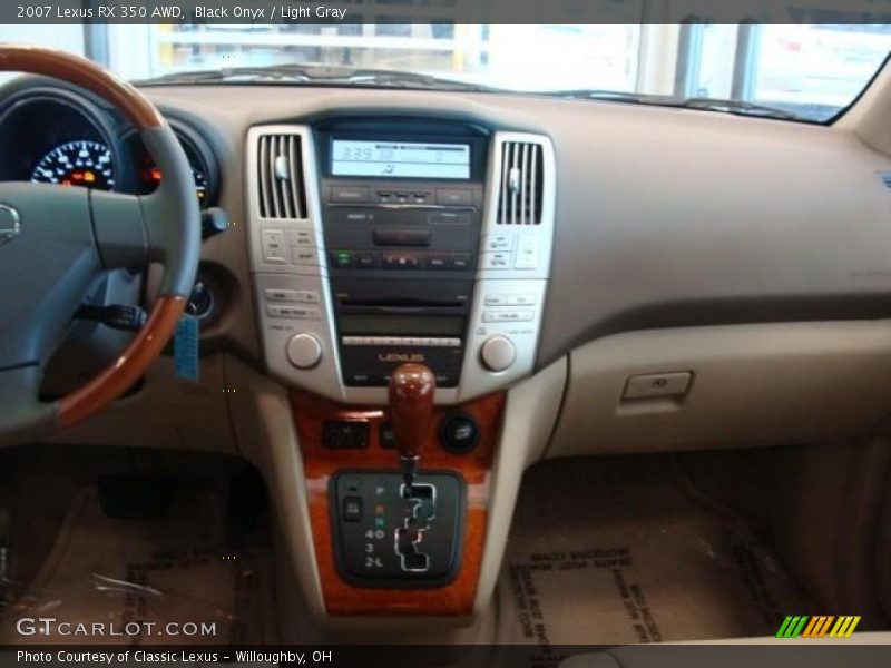 Black Onyx / Light Gray 2007 Lexus RX 350 AWD