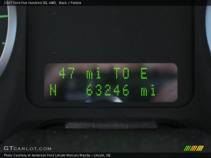 Black / Pebble 2007 Ford Five Hundred SEL AWD