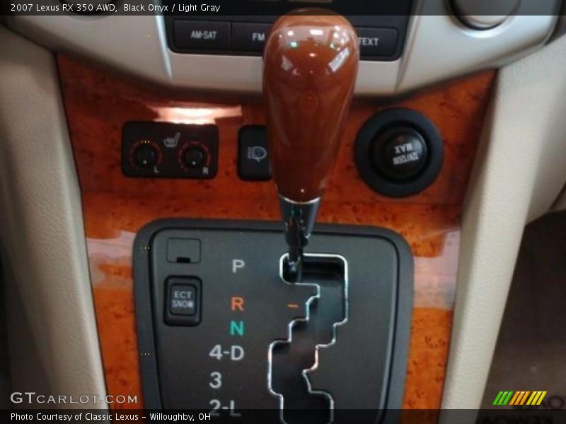 Black Onyx / Light Gray 2007 Lexus RX 350 AWD