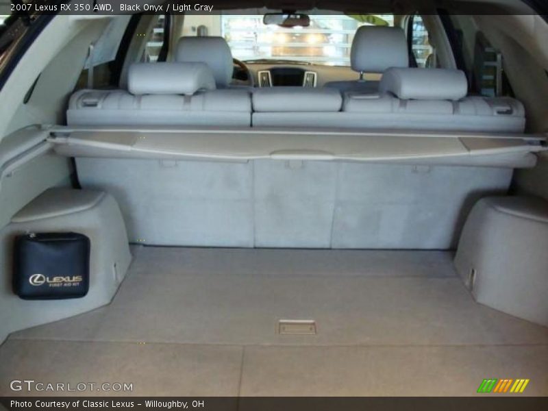 Black Onyx / Light Gray 2007 Lexus RX 350 AWD
