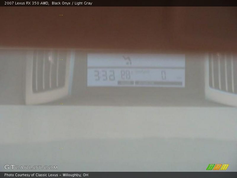 Black Onyx / Light Gray 2007 Lexus RX 350 AWD