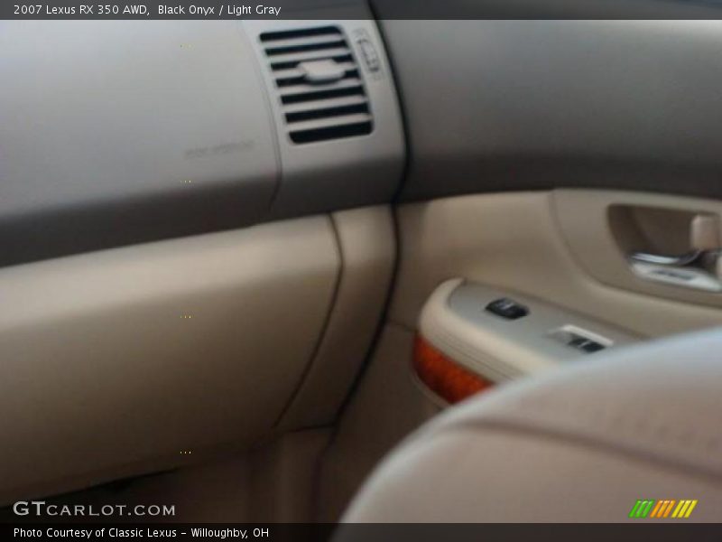 Black Onyx / Light Gray 2007 Lexus RX 350 AWD