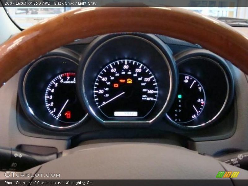 Black Onyx / Light Gray 2007 Lexus RX 350 AWD