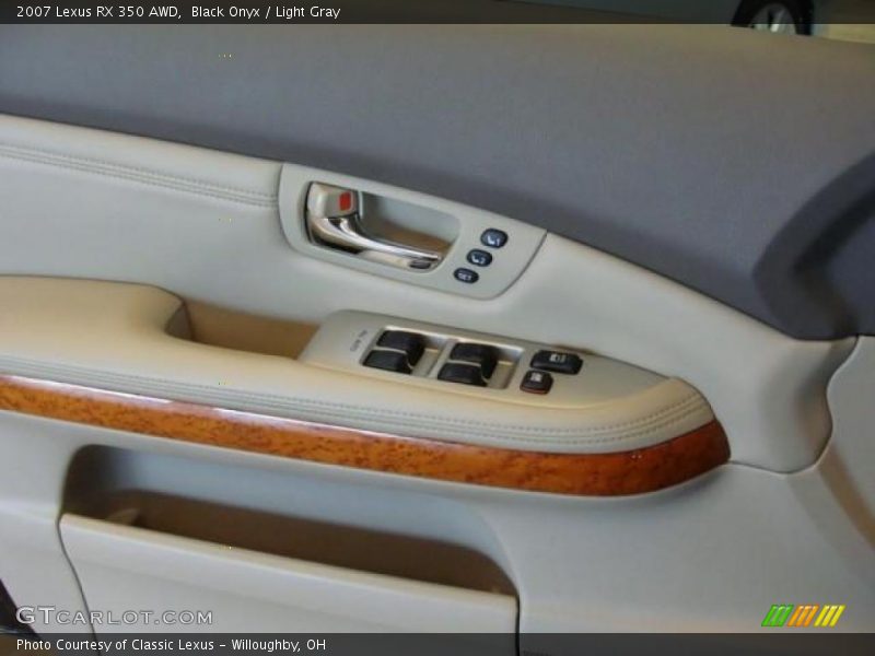 Black Onyx / Light Gray 2007 Lexus RX 350 AWD