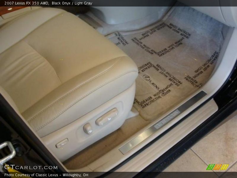 Black Onyx / Light Gray 2007 Lexus RX 350 AWD