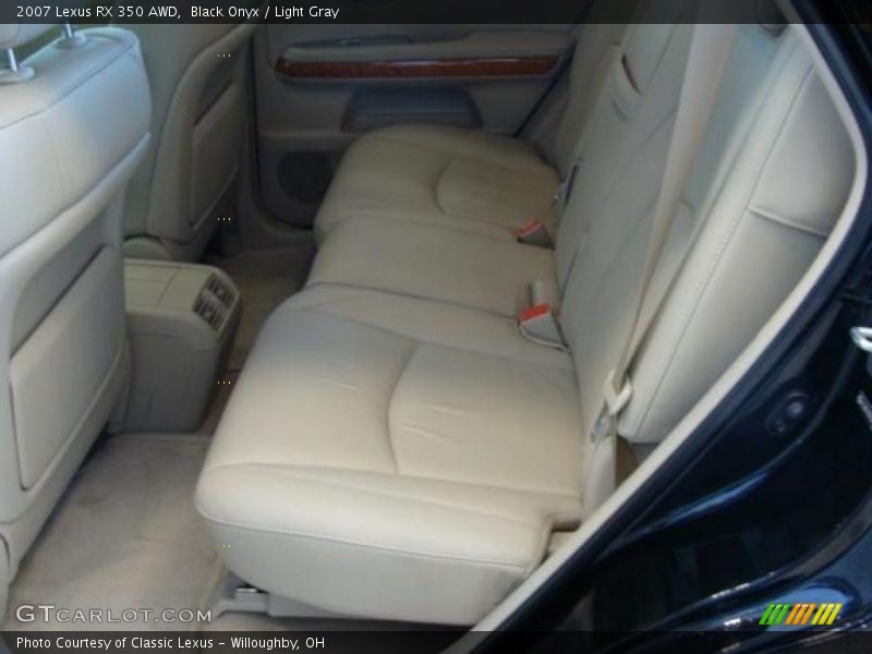 Black Onyx / Light Gray 2007 Lexus RX 350 AWD