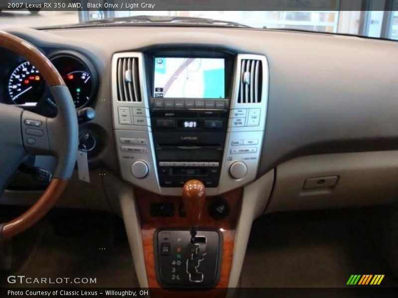 Black Onyx / Light Gray 2007 Lexus RX 350 AWD