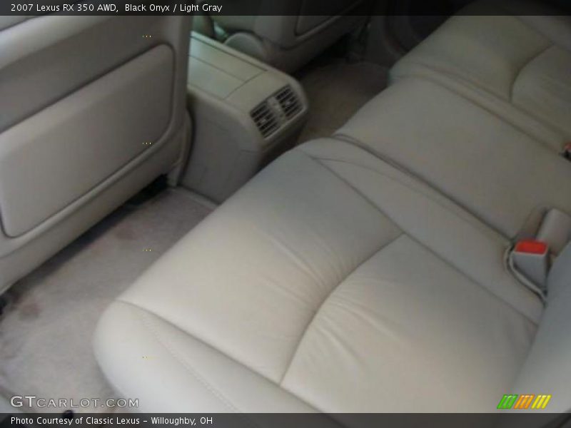 Black Onyx / Light Gray 2007 Lexus RX 350 AWD