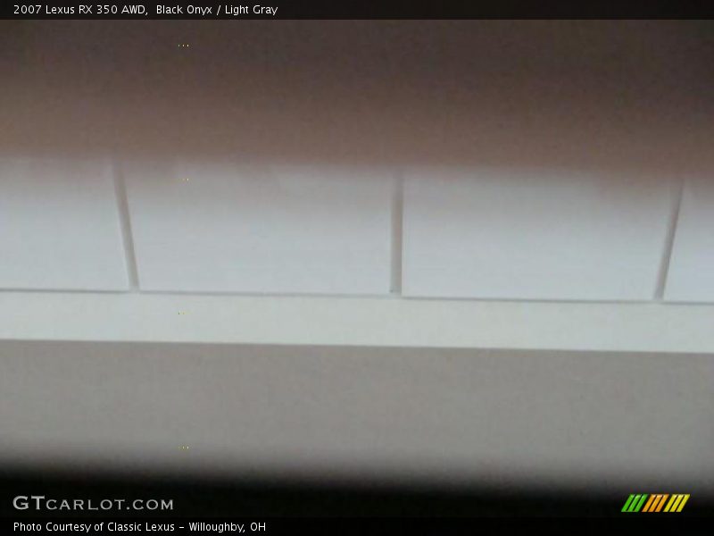Black Onyx / Light Gray 2007 Lexus RX 350 AWD