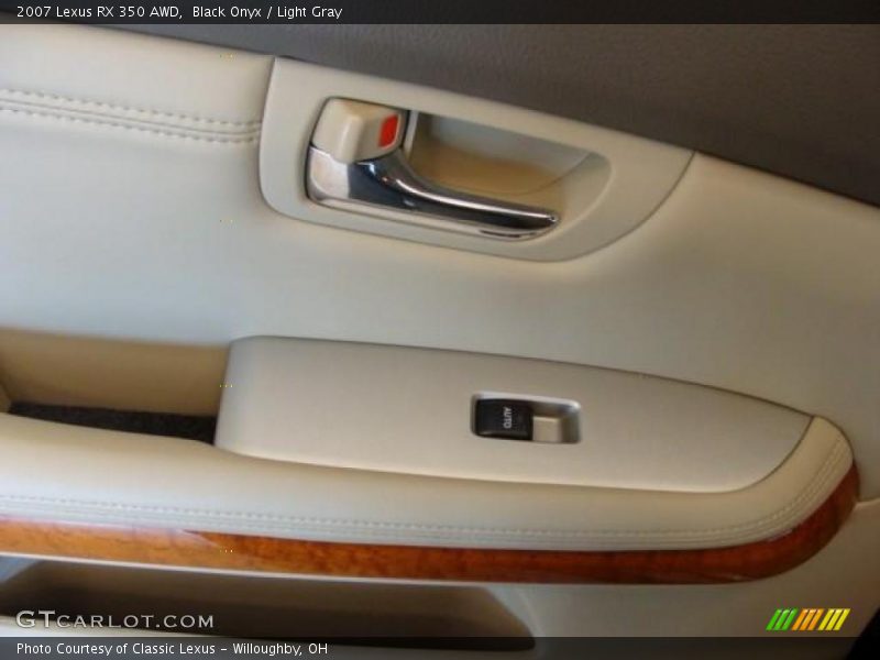 Black Onyx / Light Gray 2007 Lexus RX 350 AWD