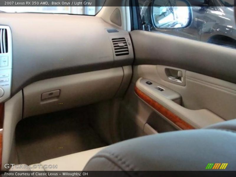 Black Onyx / Light Gray 2007 Lexus RX 350 AWD