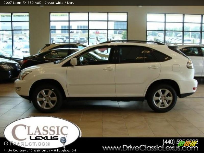 Crystal White / Ivory 2007 Lexus RX 350 AWD