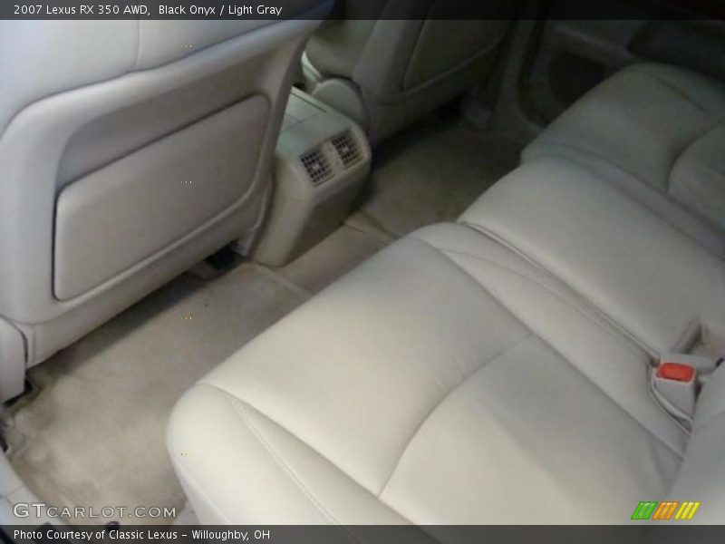 Black Onyx / Light Gray 2007 Lexus RX 350 AWD
