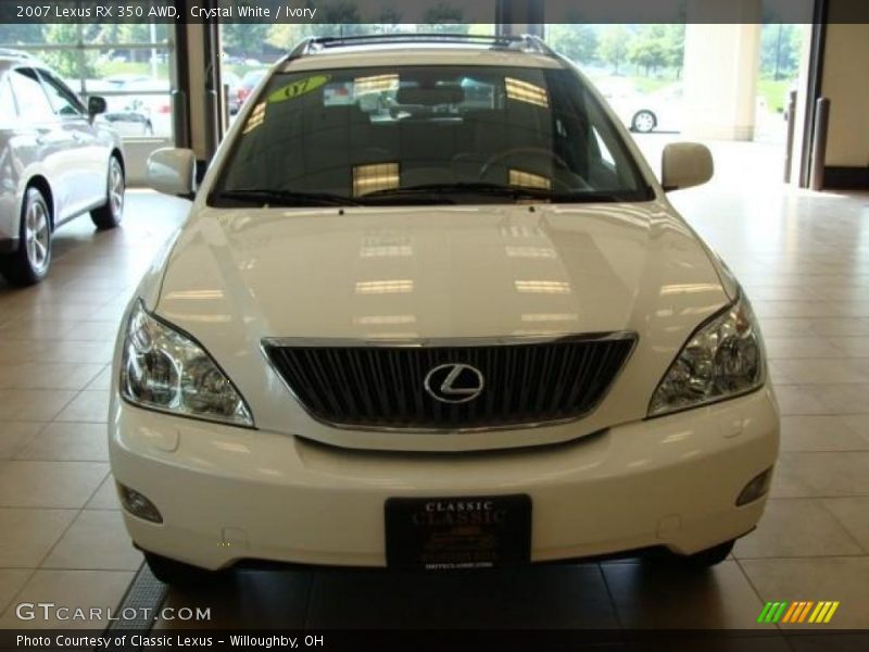 Crystal White / Ivory 2007 Lexus RX 350 AWD