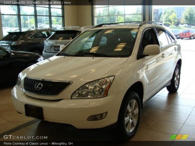 Crystal White / Ivory 2007 Lexus RX 350 AWD