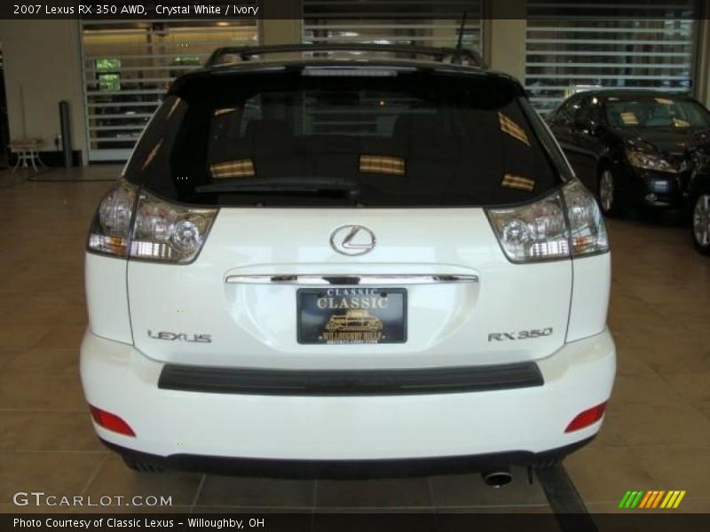 Crystal White / Ivory 2007 Lexus RX 350 AWD