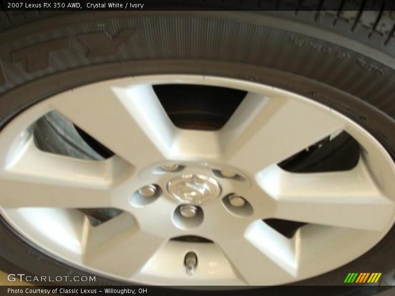 Crystal White / Ivory 2007 Lexus RX 350 AWD