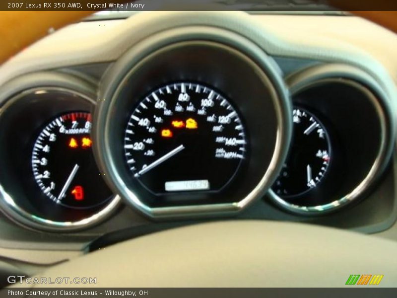 Crystal White / Ivory 2007 Lexus RX 350 AWD