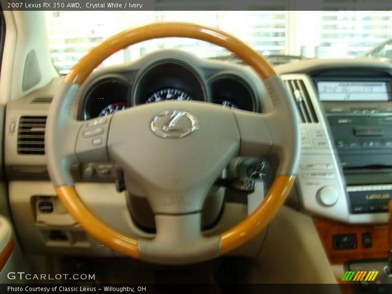 Crystal White / Ivory 2007 Lexus RX 350 AWD