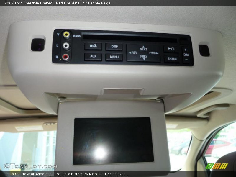 Red Fire Metallic / Pebble Beige 2007 Ford Freestyle Limited