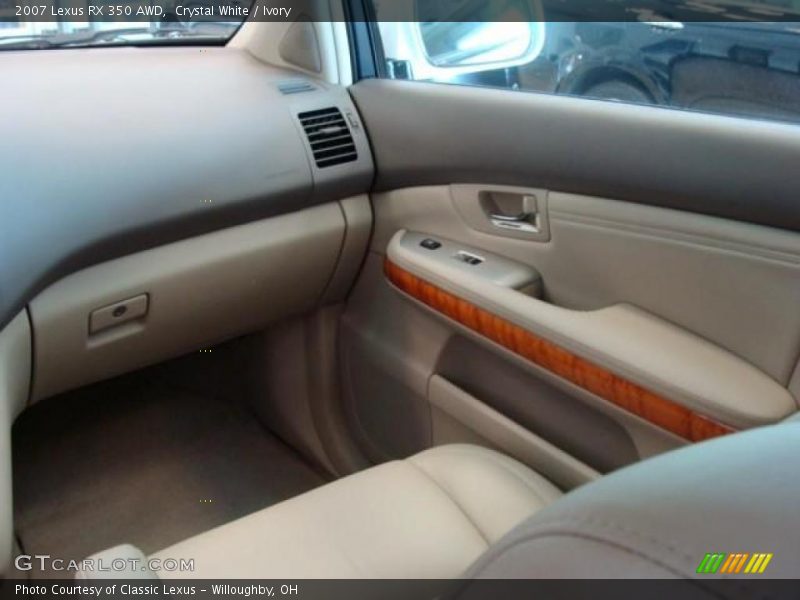Crystal White / Ivory 2007 Lexus RX 350 AWD