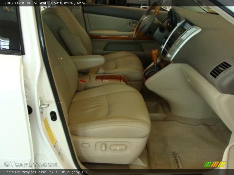 Crystal White / Ivory 2007 Lexus RX 350 AWD