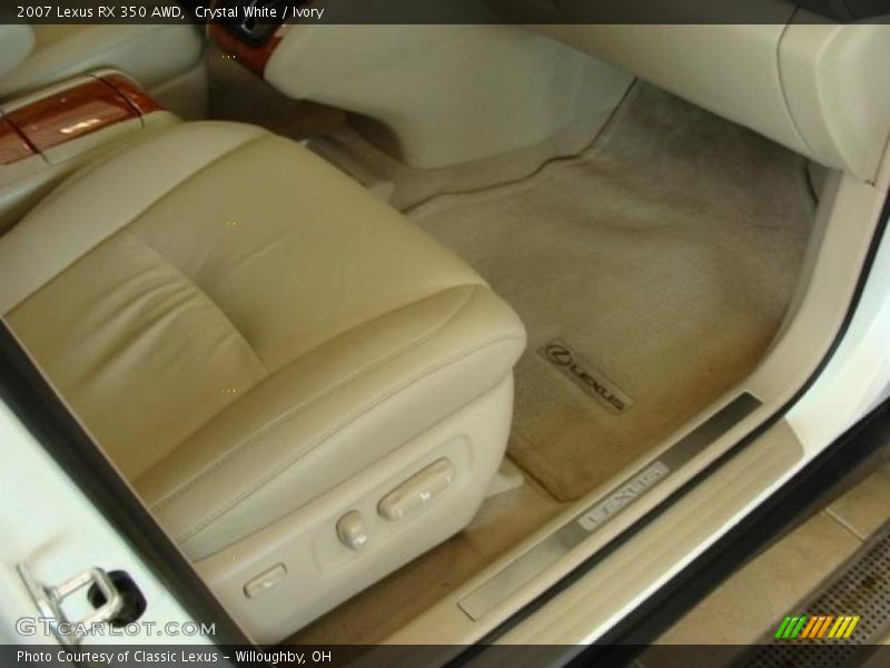 Crystal White / Ivory 2007 Lexus RX 350 AWD