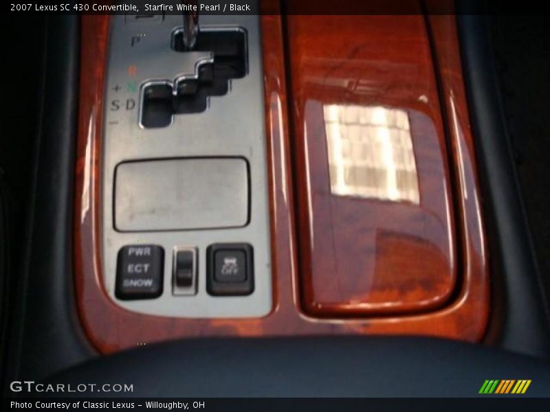 Starfire White Pearl / Black 2007 Lexus SC 430 Convertible