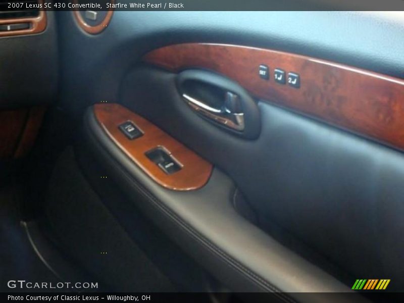 Starfire White Pearl / Black 2007 Lexus SC 430 Convertible